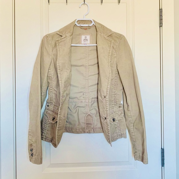 Corduroy Beige Blazer /Jacket - Picture 3 of 10